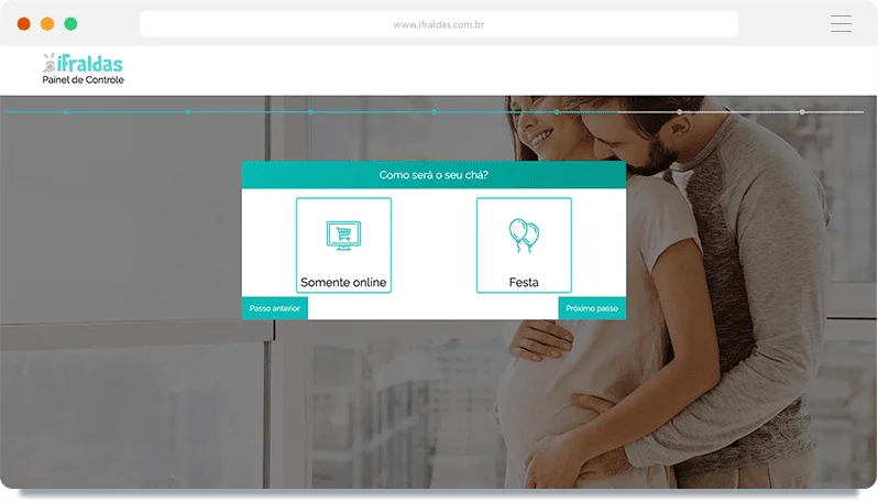 iFraldas.com.br - escolha entre chá de fraldas virtual e chá revelação