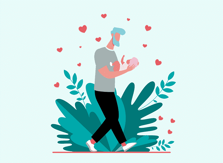 O pai de primeira viagem deve manter uma rotina equilibrada com o bebê