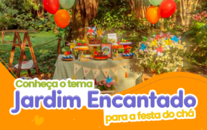 cha de bebe tema jardim ifraldas