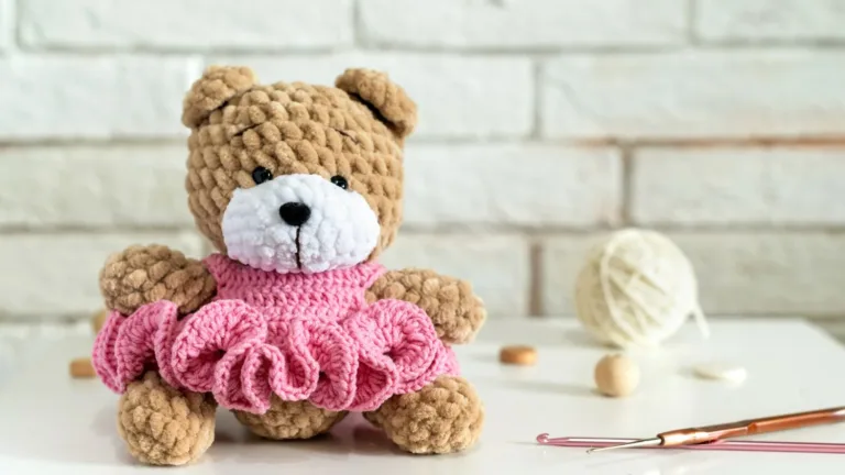 Ursinhos personalizados de lembrancinhas para chá de bebê