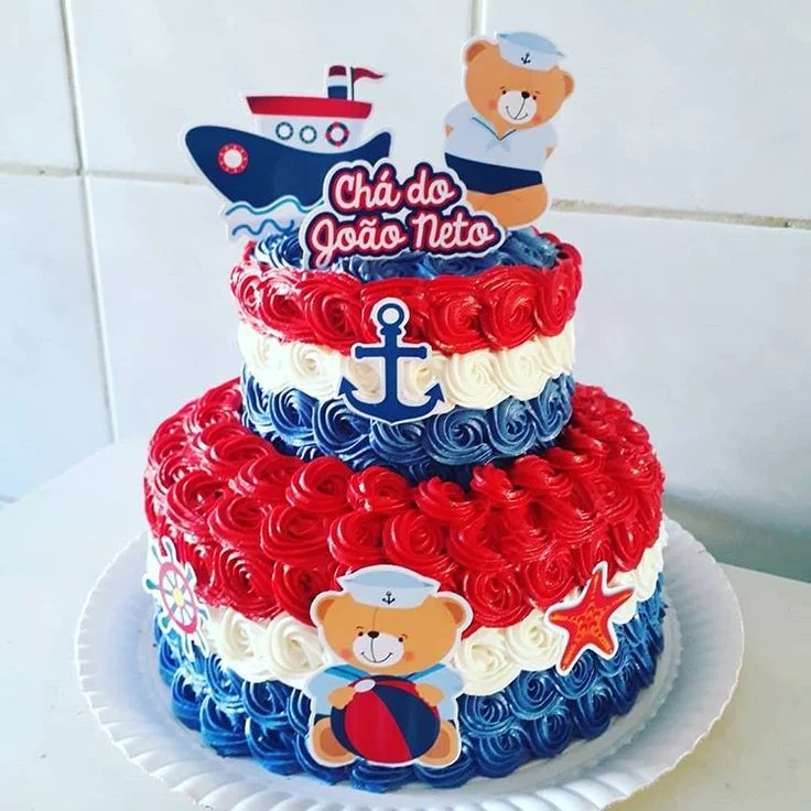 cha de bebe nautico bolo marinheiro blog ifraldas