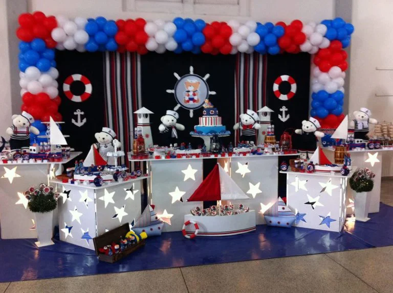 Chá de bebê náutico: Um tema para quem ama o mar!