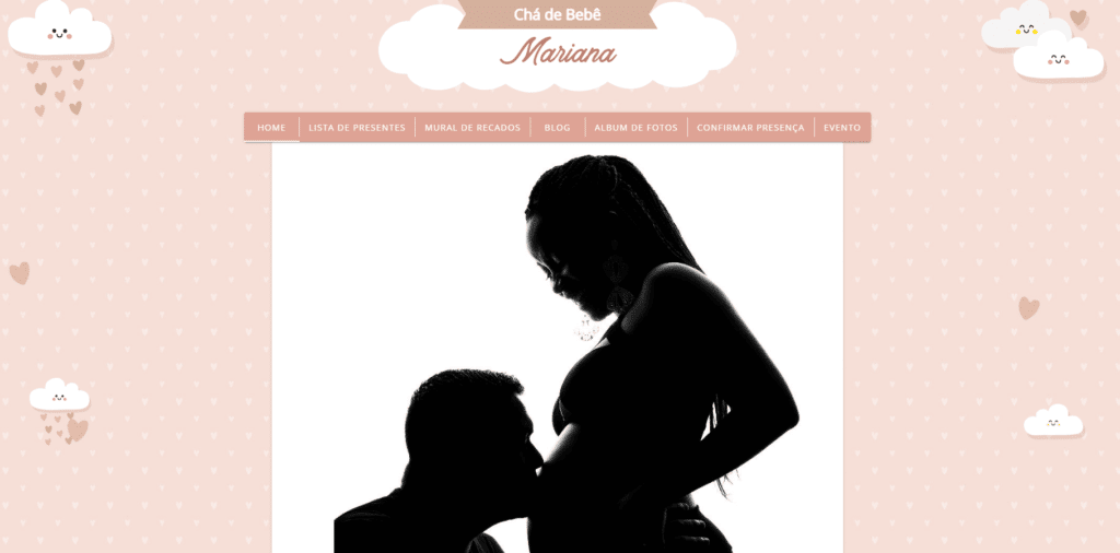 chá de bebê Mariana