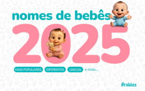 Nomes de bebês 2025 com um bebê menino e menina