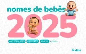 Nomes de bebês 2025 com um bebê menino e menina