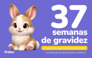 Dinheiro Ou Fraldas? Veja Os Benefícios De Cada Um No Seu Chá De Bebê 4 37 semanas de gravidez, bebe do tamanho de um coelho doméstico.