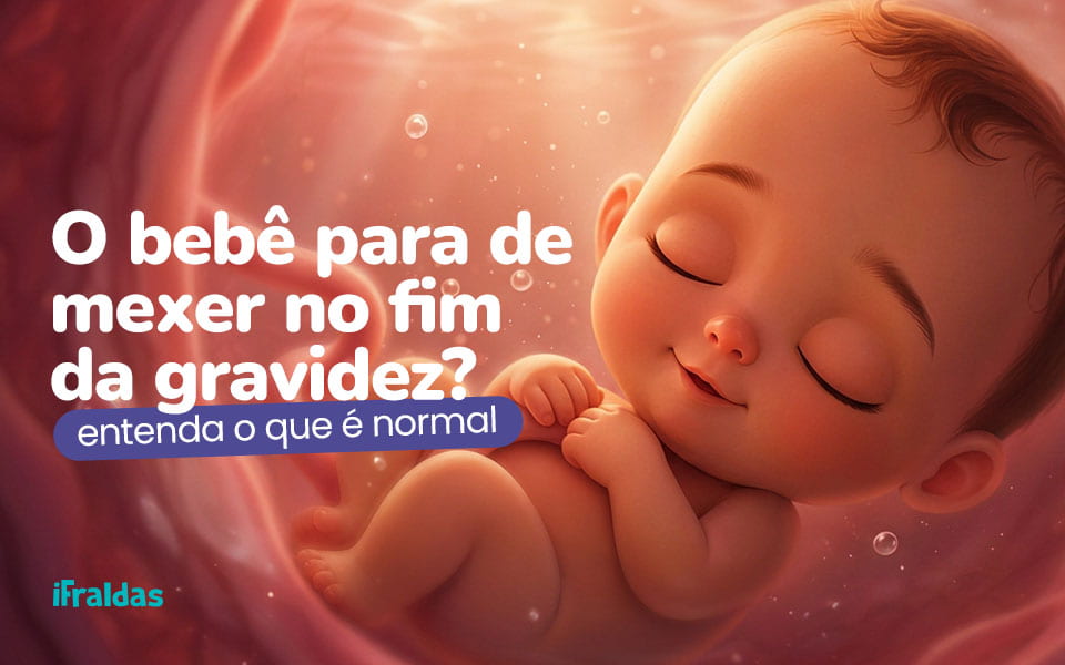 Bebê parado no útero no fim da gravidez