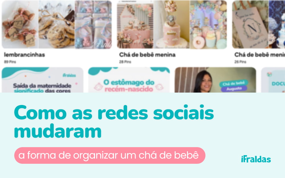 Redes sociais mudaram um chá de bebê